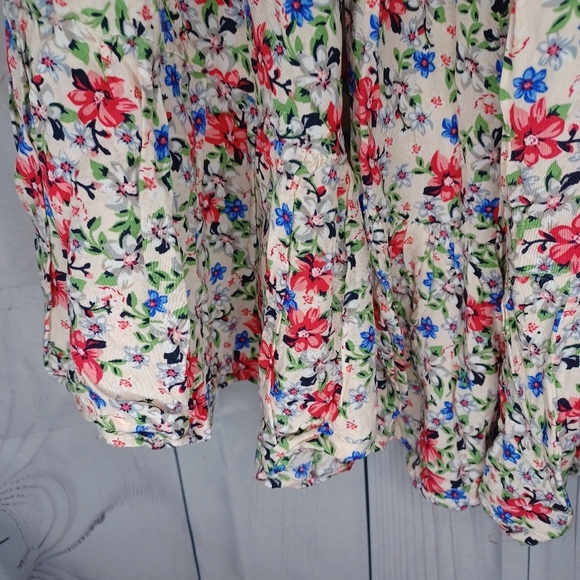 Umgee strapless boho floral wide leg jumpsuit - Picture 10 of 14